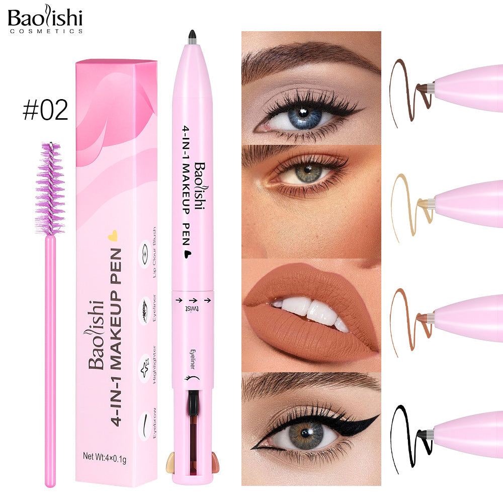 4-in-1 Makeup Pen – Eyeliner, Lip Liner, Brow & Highlighter