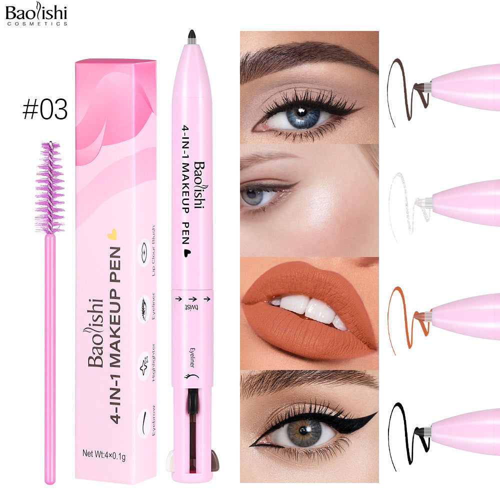 4-in-1 Makeup Pen – Eyeliner, Lip Liner, Brow & Highlighter