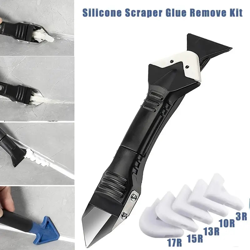 Multi-Use Silicone Scraper – Adhesive & Caulk Tool