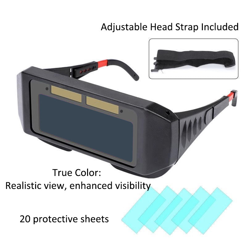 Auto Dimming Welding Glasses – Protective Eye Goggles for Welders