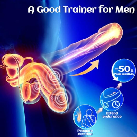 Small Jellyfish Male Masturbator – Electric Glans Trainer with Multiple Vibration Modes
