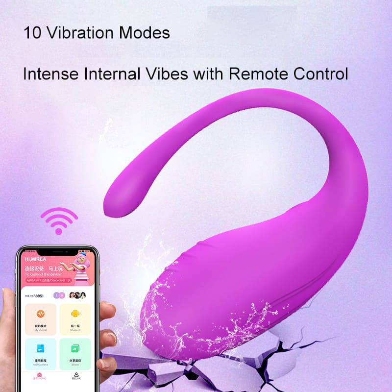 App-Controlled Whale Vibrator – Powerful Egg for Women