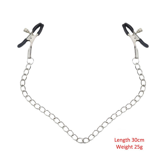 Chain + clips + bell, relaxation toy for couples
