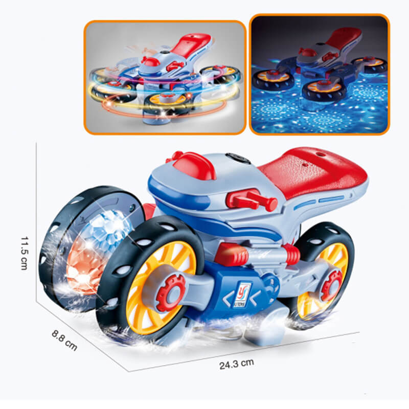 Electric Universal Deformation Police Toy Car (Need 3 AA batteries)