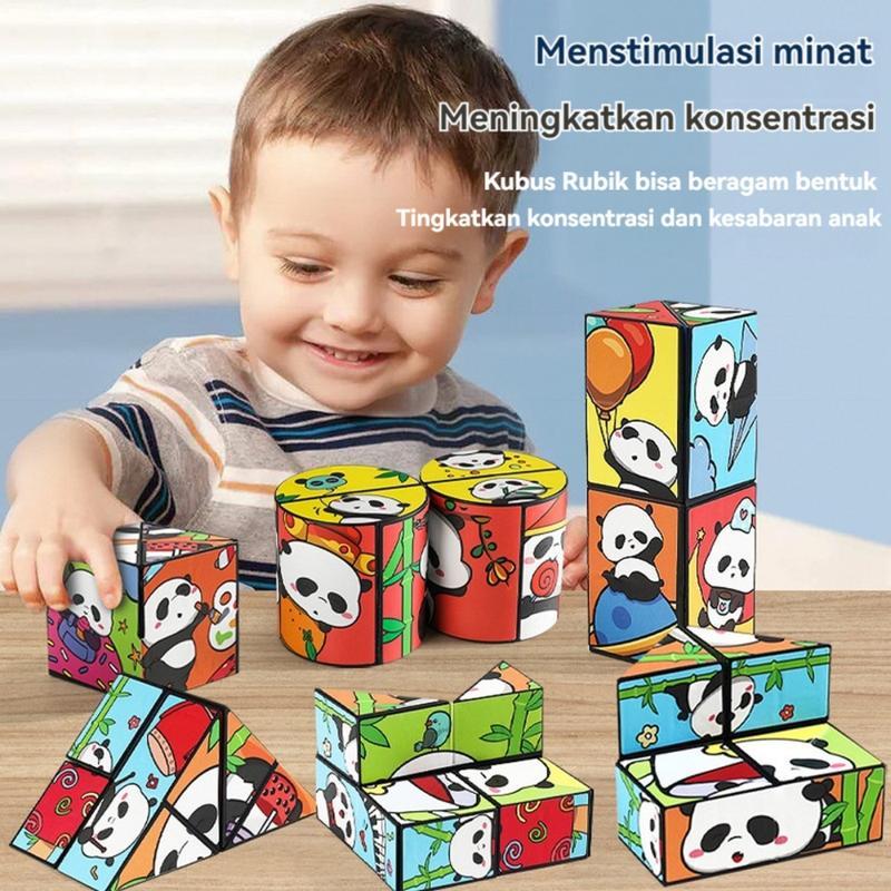 Folding Infinity Magic Cube – Educational Fidget Toy for Kids