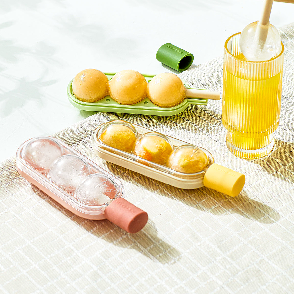 2-in-1 Popsicle Mold & Straw Ice Tray – Home DIY Freezer Tool