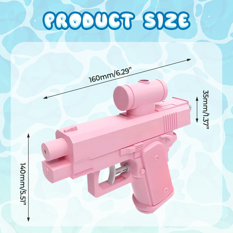 Prank toy water gun with double-headed shooting