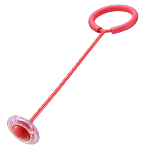 Kids’ LED Flashing One-Leg Hop Ring
