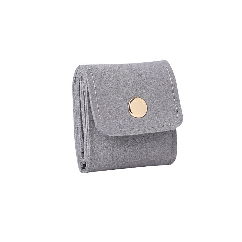Ring storage leather pouch