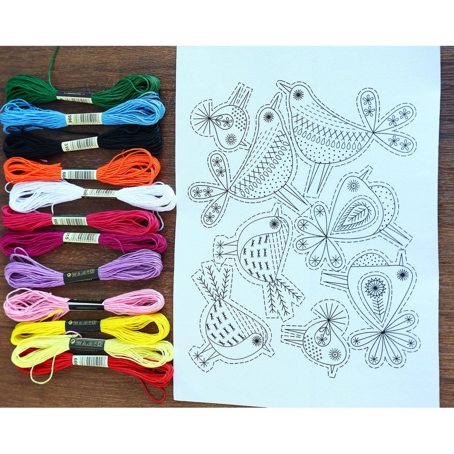 đ¸ Water Soluble Embroidery Transfers â Stick & Stitch, No Tracing Needed, Dissolves in Water, Beginner-Friendly đ¸