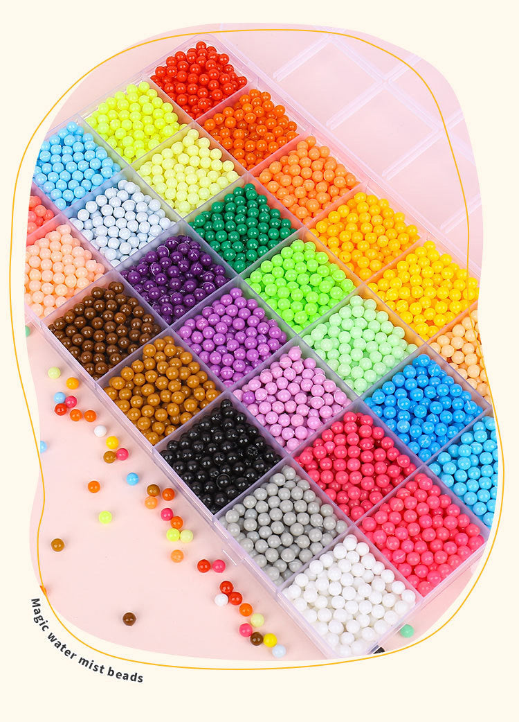 DIY Magic Aqua Beads Water-Fusing Toy