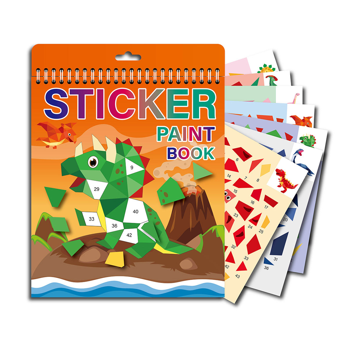 Children's DIY Geometric Shape Collage, Educational Toy for Toddlers