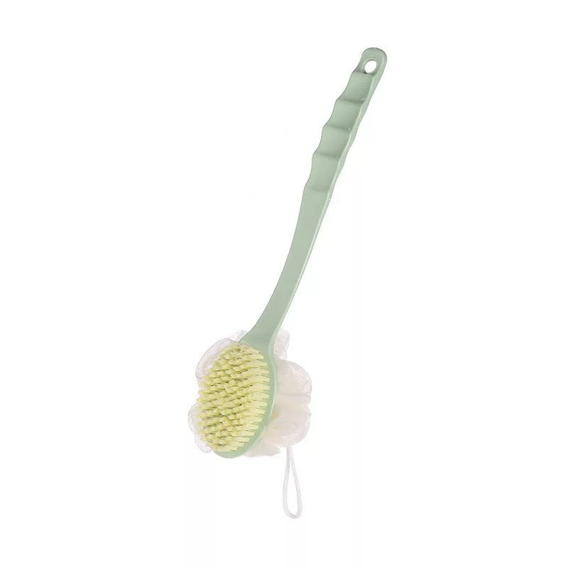 Soft Gentle Exfoliating Curved Long Handled Shower Brush for Women And Men,Bathroom Spa Accessories for Body Care