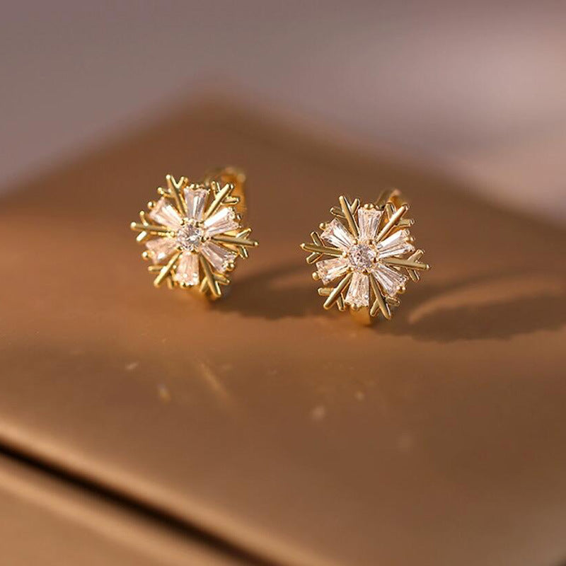 Snowflake Earrings-Niche Design