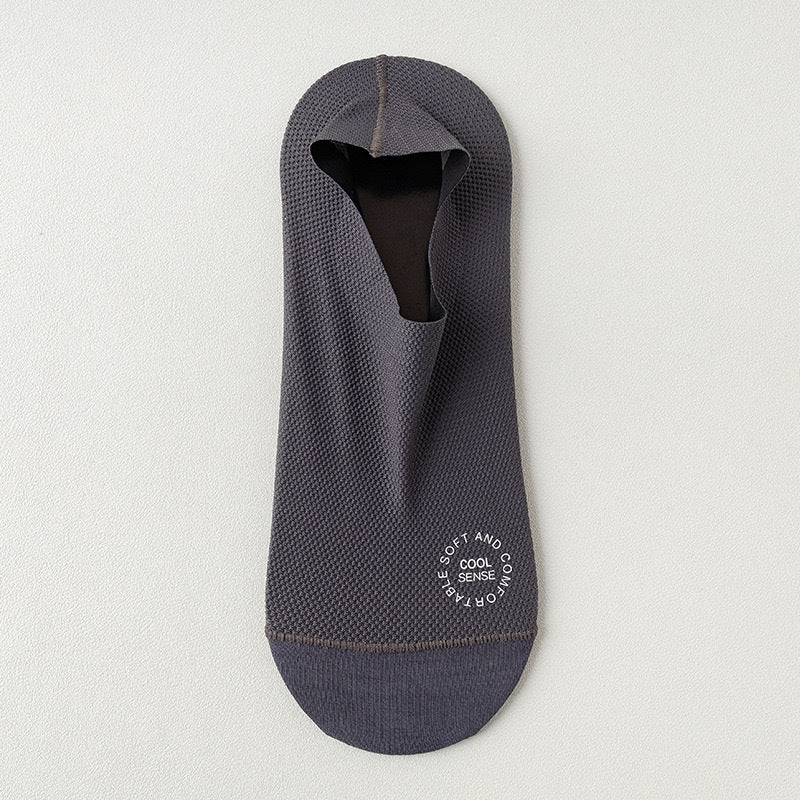 Summer Men's Thin Mesh Breathable Invisible Socks