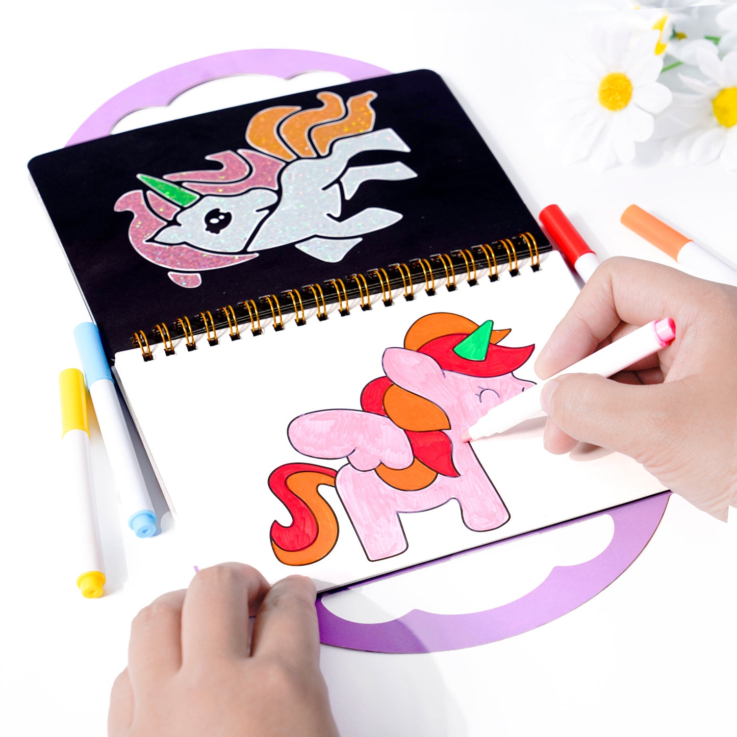 Premium Non-Toxic Kids Painting -Foil Art Kit