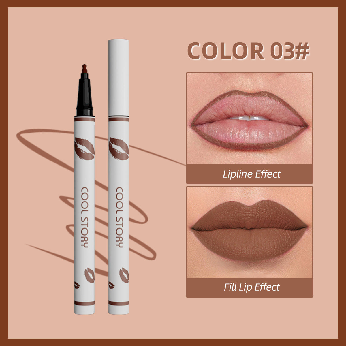 Multi-functional Matte Non-Transfer Long-Lasting Lip Color Pen