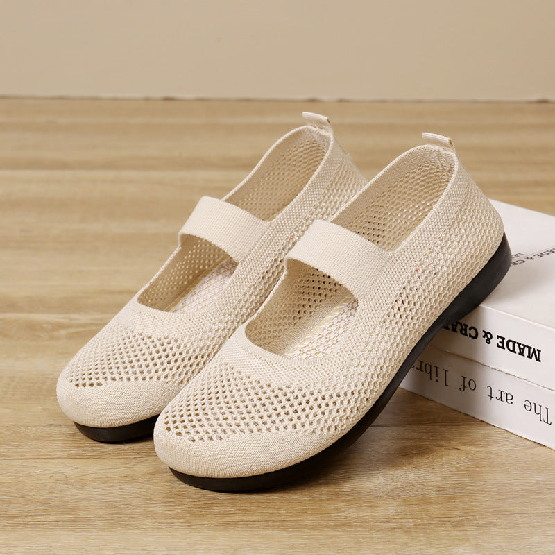 Soft-soled breathable casual mesh shoes