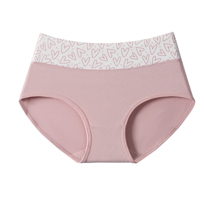 Women's Cotton Cute Love Print Briefs
