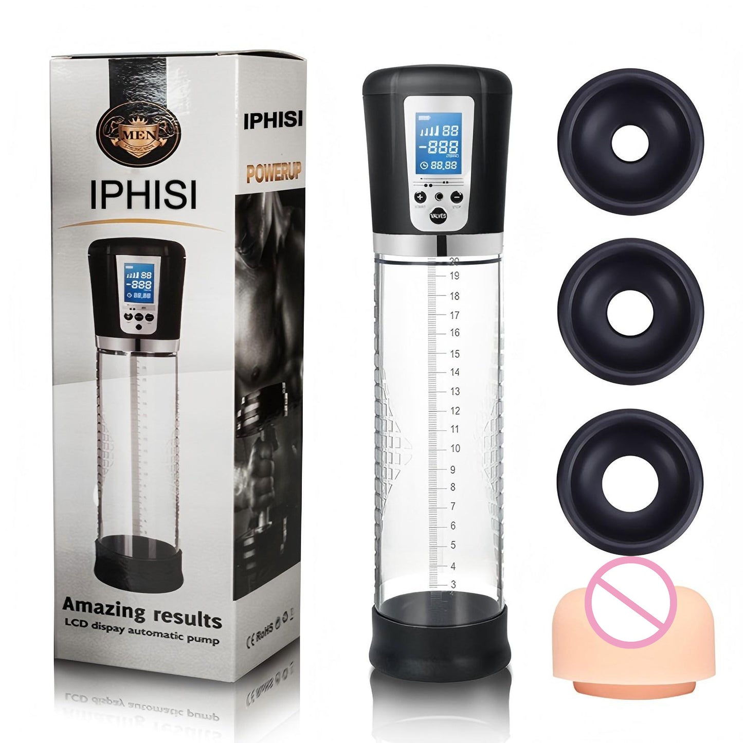 High Quality——LCD Electric Stretching Training Tool – Vacuum Suction,make yours bigger