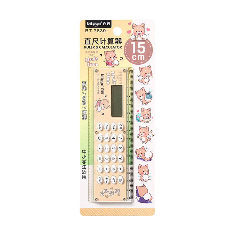 Multifunction Calculator Ruler