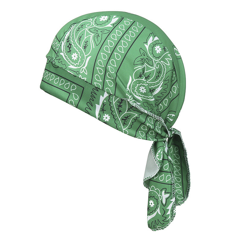 European & American Printed Stretch Pirate Cap & Unisex Bandana Hat â Perfect for Cycling & Sports