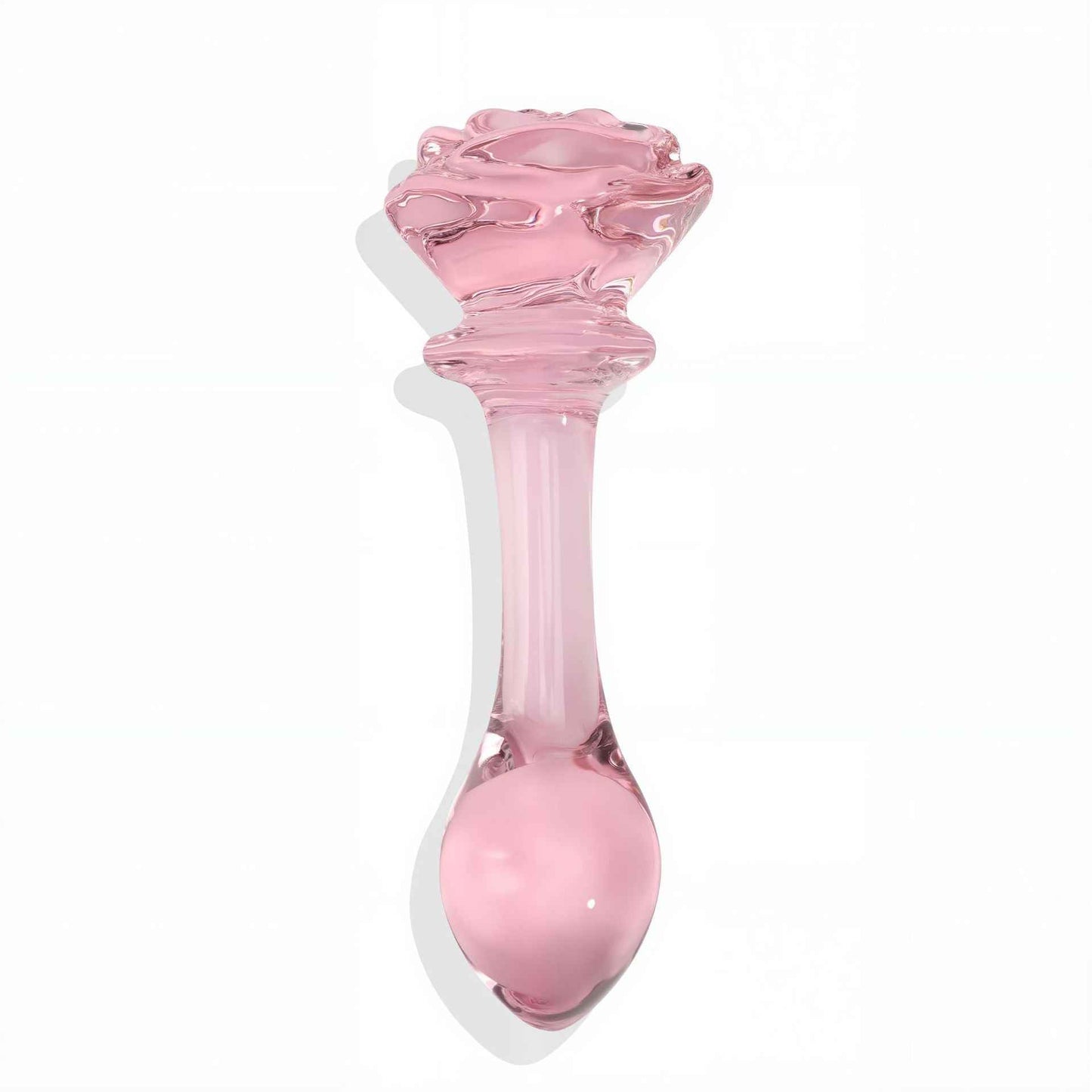 High-quality crystal rose ornament