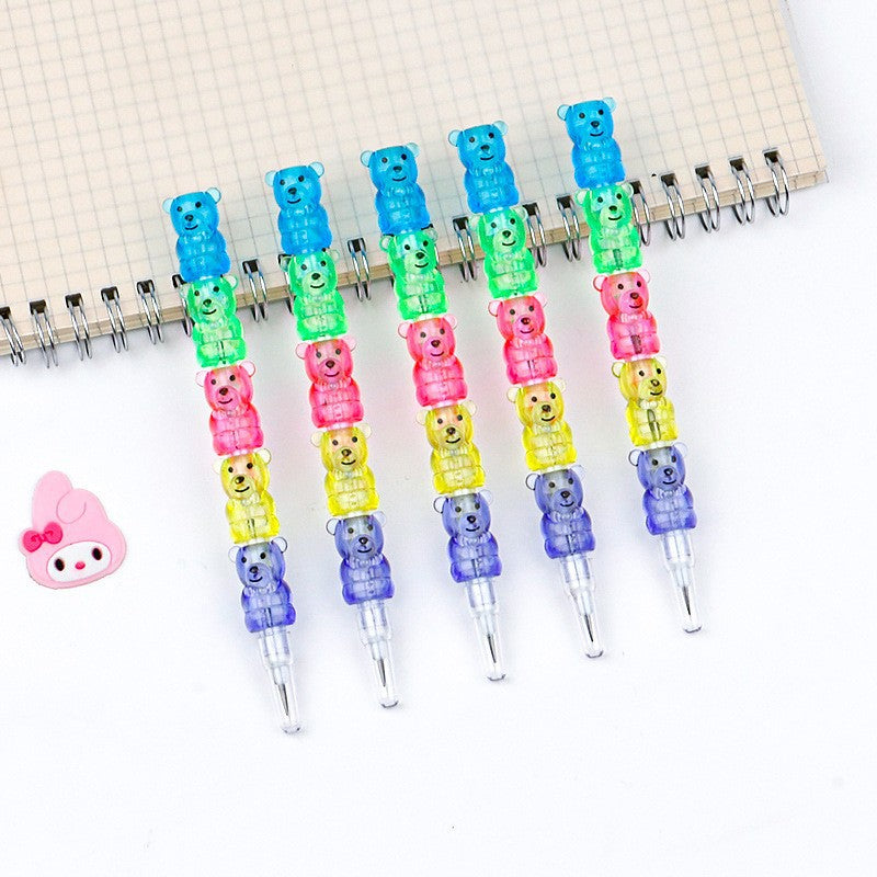 Cartoon Bear Block Pencil – Fun & Creative Design