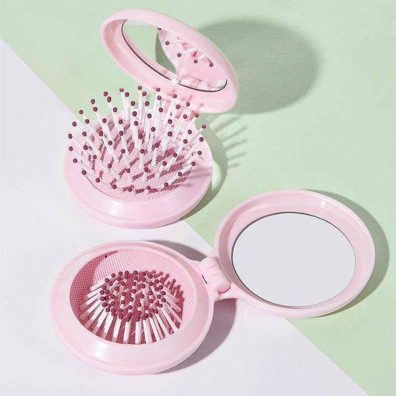 High-Quality Folding Air Cushion Brush with Mirror ,Anti-Static