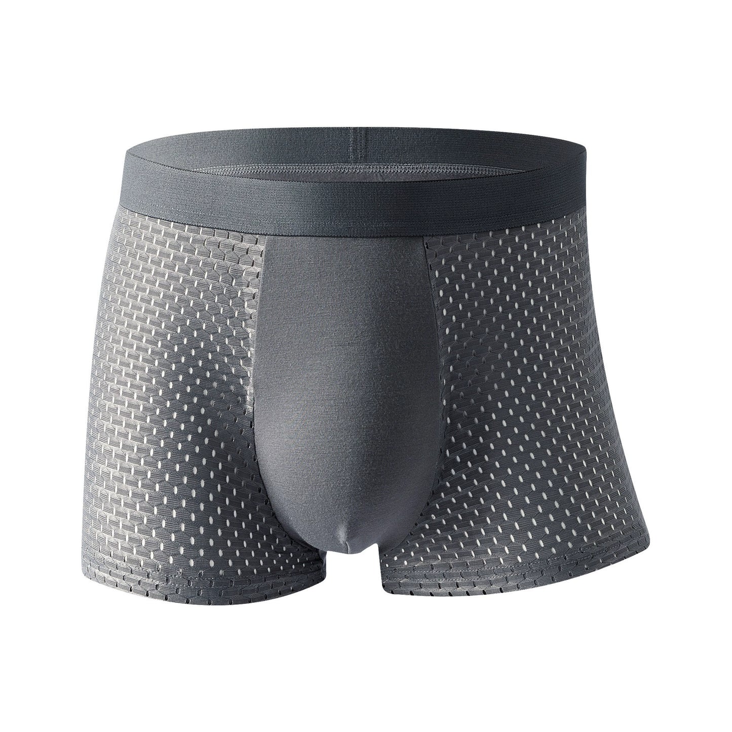 Summer bamboo fiber mesh breathable underwear for men