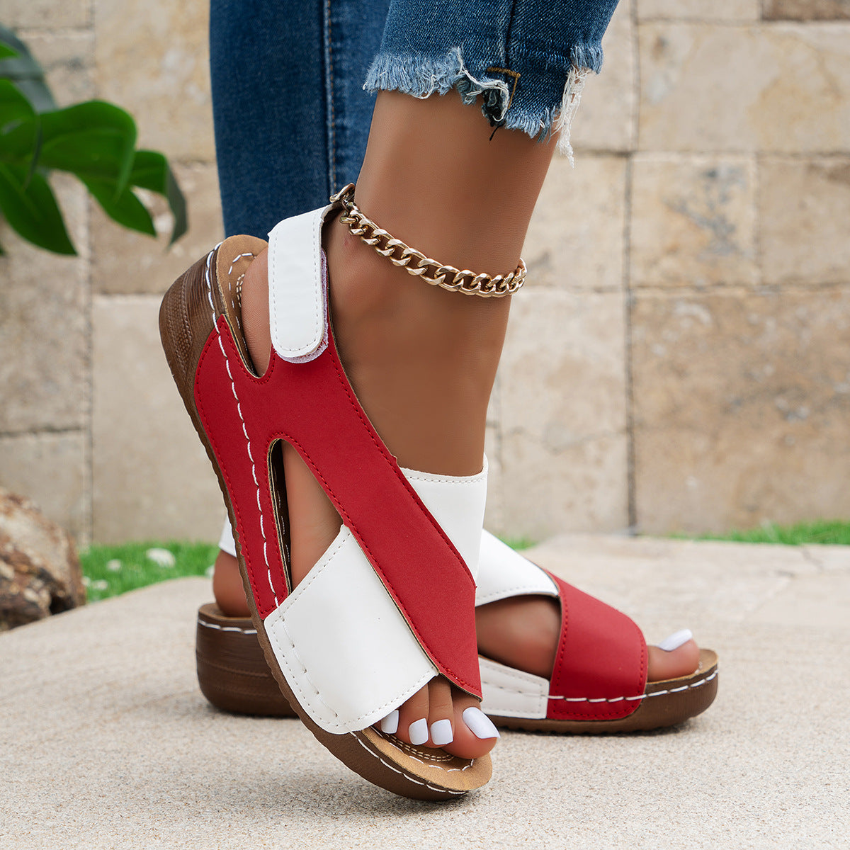 Summer Roman Platform Sandals for Women | Open Toe Casual Beach Shoes