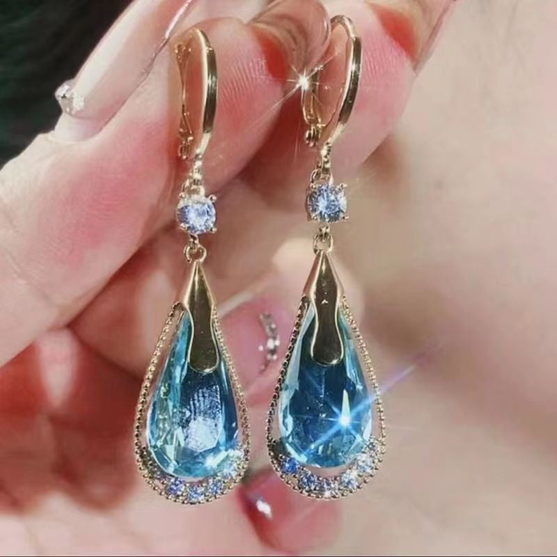 Cat's Eye Stone Stud Earrings
