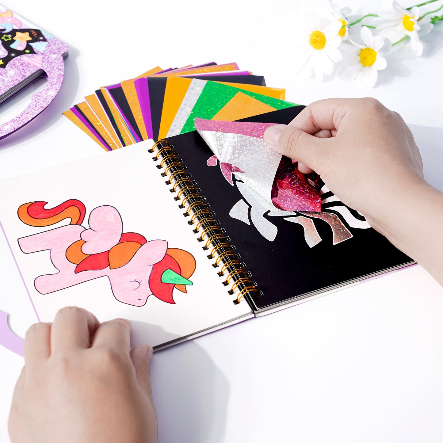 Premium Non-Toxic Kids Painting -Foil Art Kit
