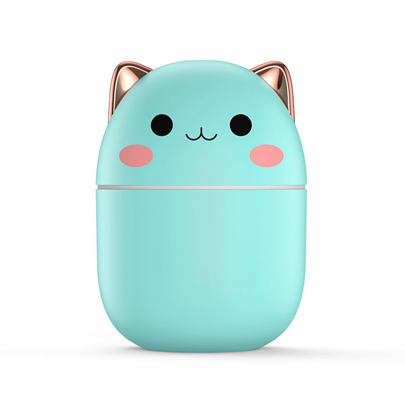 Cute Cat Air Humidifier with Night Light