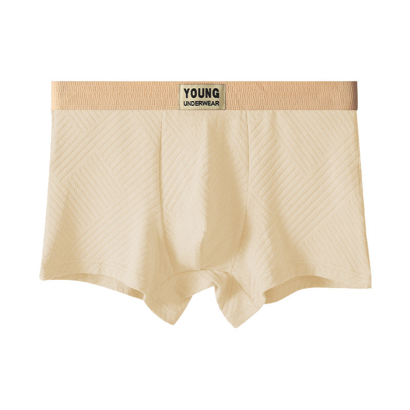 Men’s Cotton Jacquard Boxer Briefs