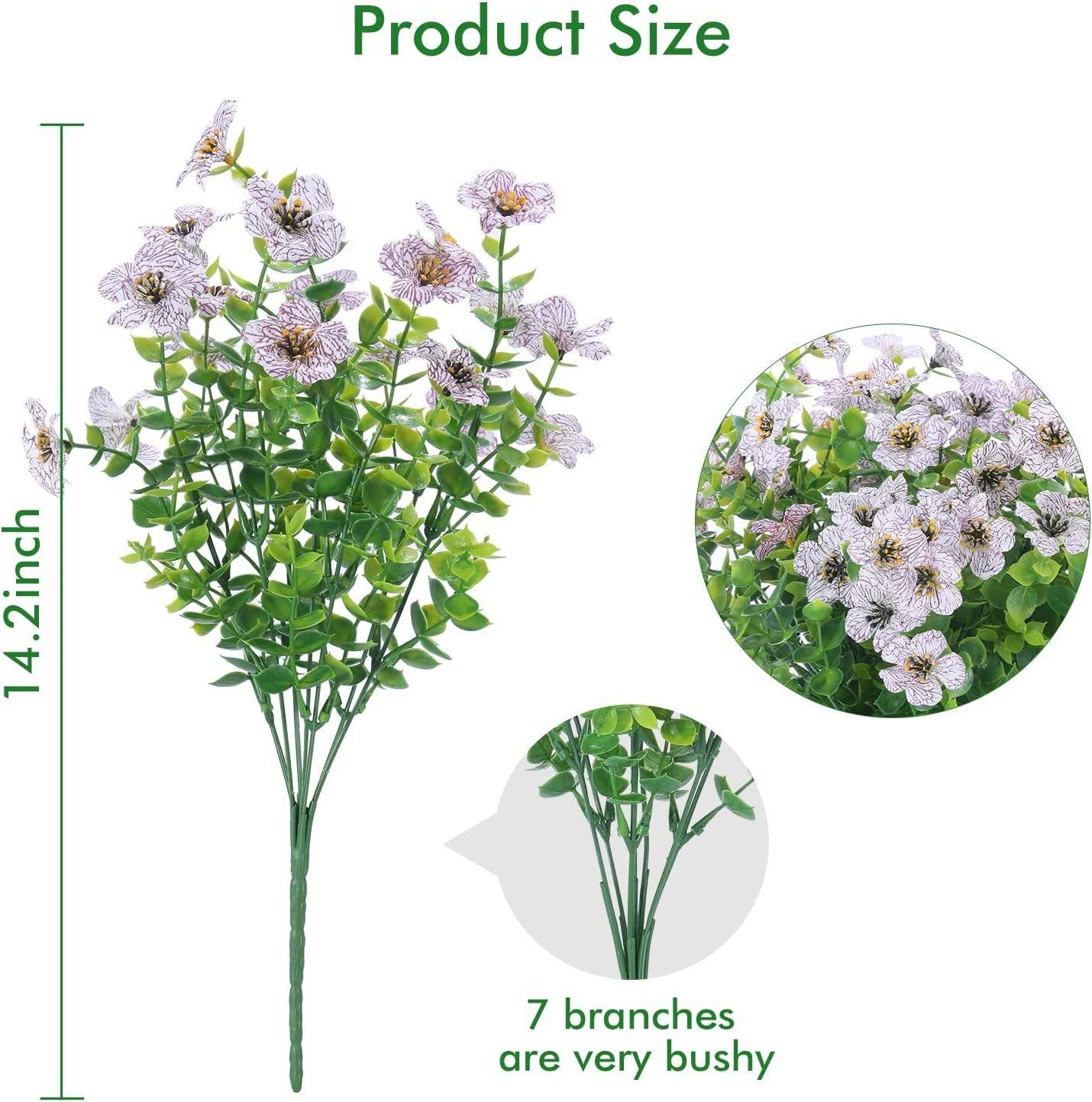 Outdoor Artificial Flower Decoration,1 bunch of multi-headed flowers