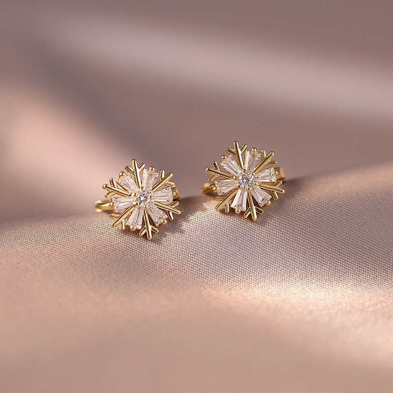Snowflake Earrings-Niche Design