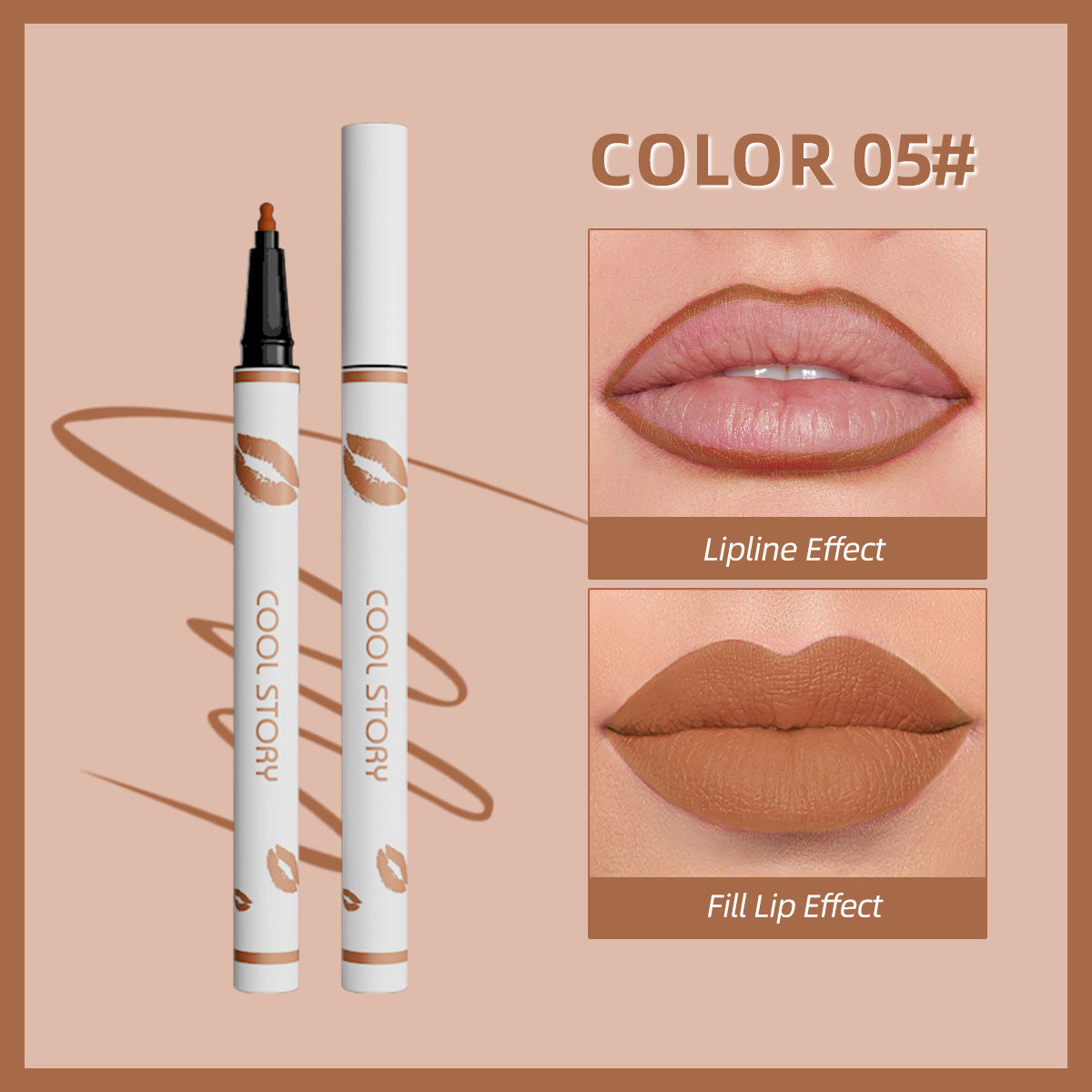 Multi-functional Matte Non-Transfer Long-Lasting Lip Color Pen