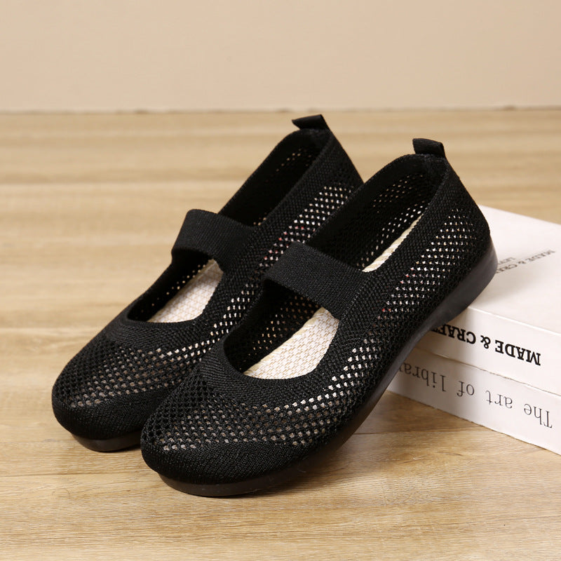 Soft-soled breathable casual mesh shoes