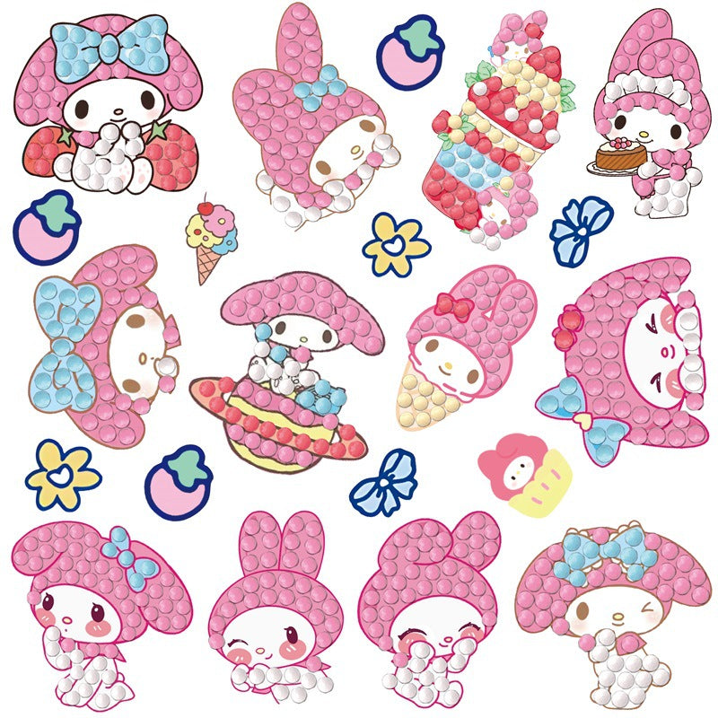 Children's DIY free stick cartoon diamond painting