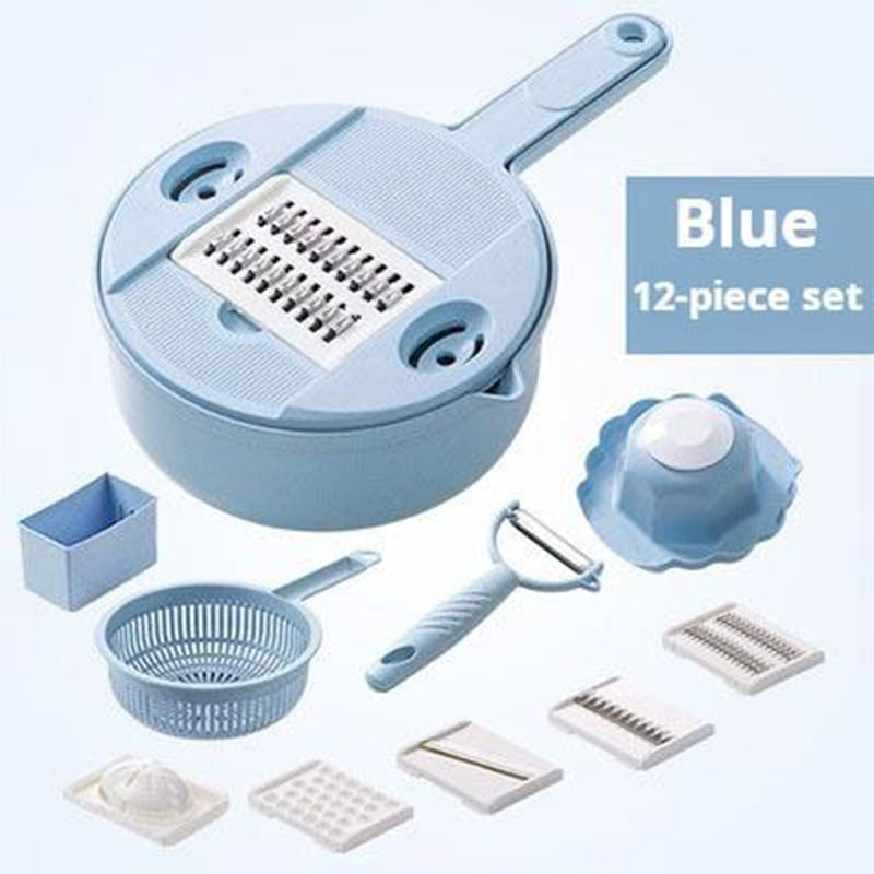 Multi-Function Vegetable Cutter and Slicer,Vegetable Chopper Spiralizer Slicer, Vegetable Chopper