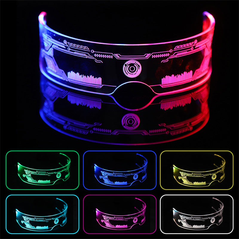 LED Colorful Luminous Technology Glasses Available For Bar Disco Party