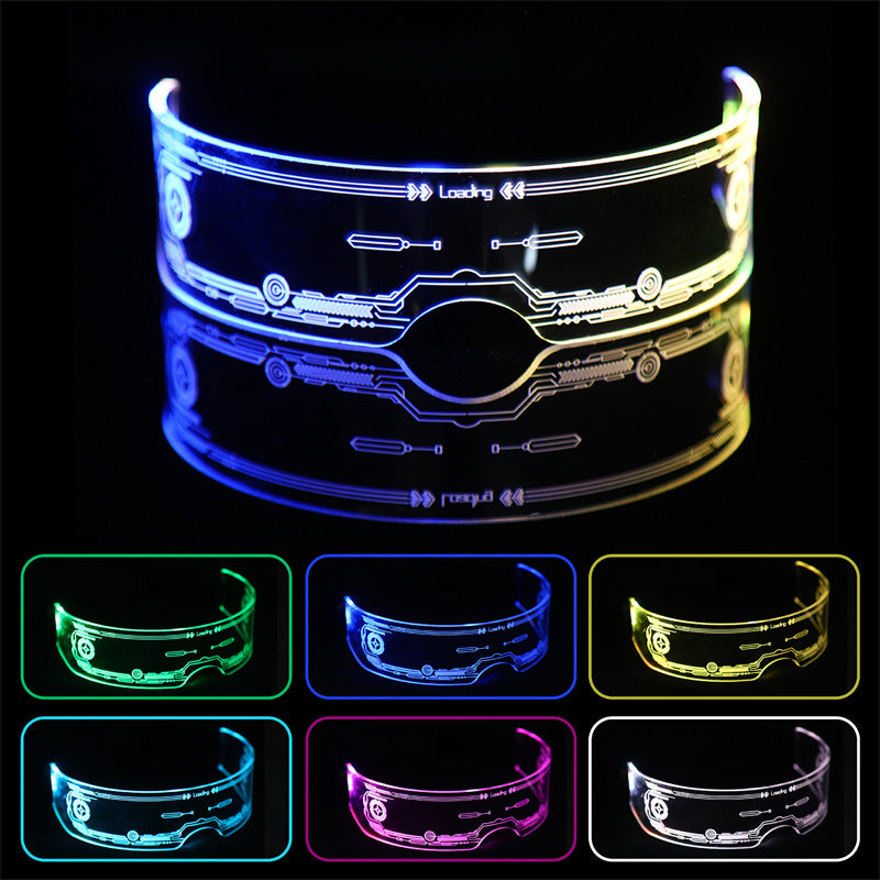 LED Colorful Luminous Technology Glasses Available For Bar Disco Party