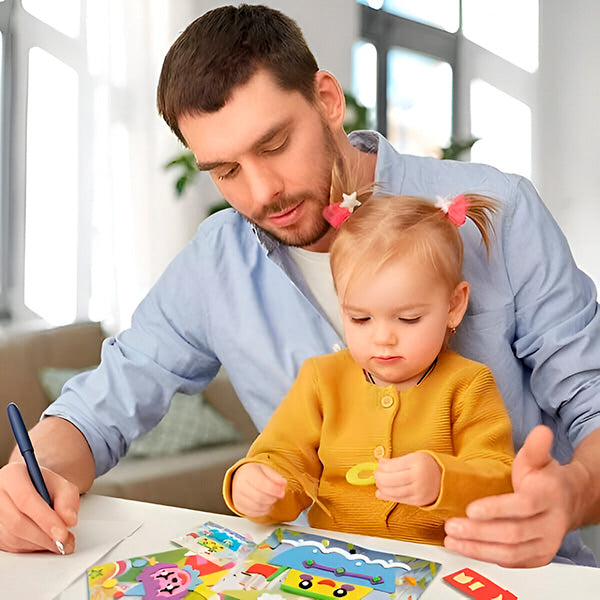 【12PCS】High-quality 3D sticker painting, children's craft materials kit, educational toy
