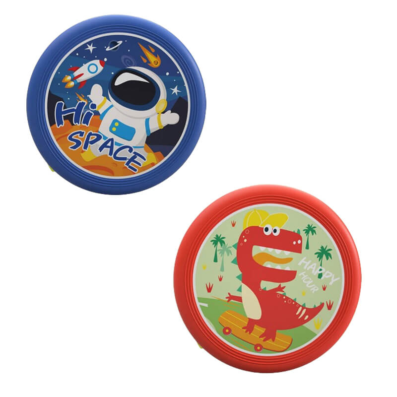 Cartoon PU Soft Frisbee Hand Throwing Toy Parent-Child Interaction