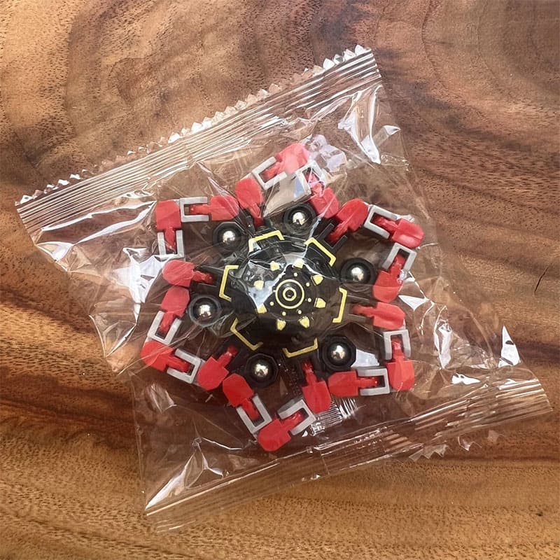Children's Educational Fidget Spinner – Transformable Mechanical Spinner for Stress Relief and Creative Play