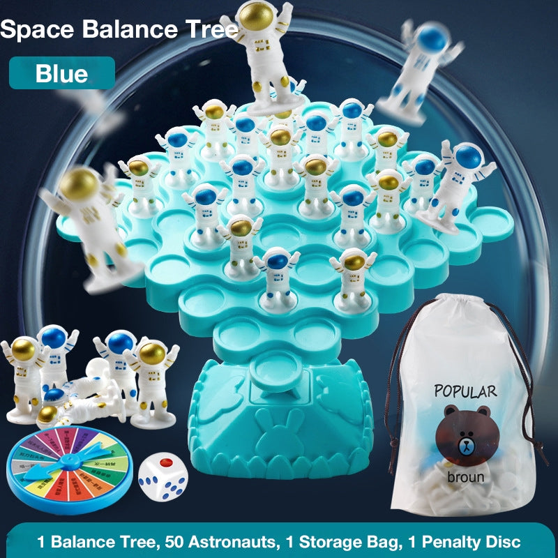 Balance Astronaut Stacking Game – Educational Toy for Kids, Interactive Family Tabletop Game for Cognitive Development