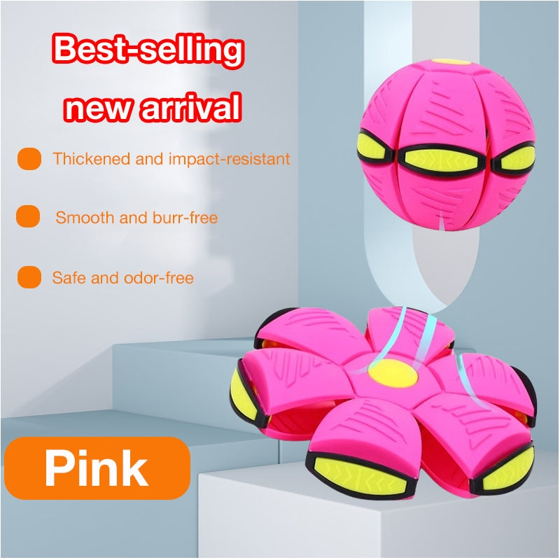 Children's Elastic Ball Step-On Flying Disc Transformable Ball Educational Toy