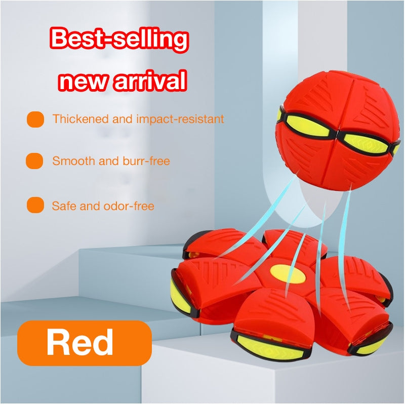 Children's Elastic Ball Step-On Flying Disc Transformable Ball Educational Toy