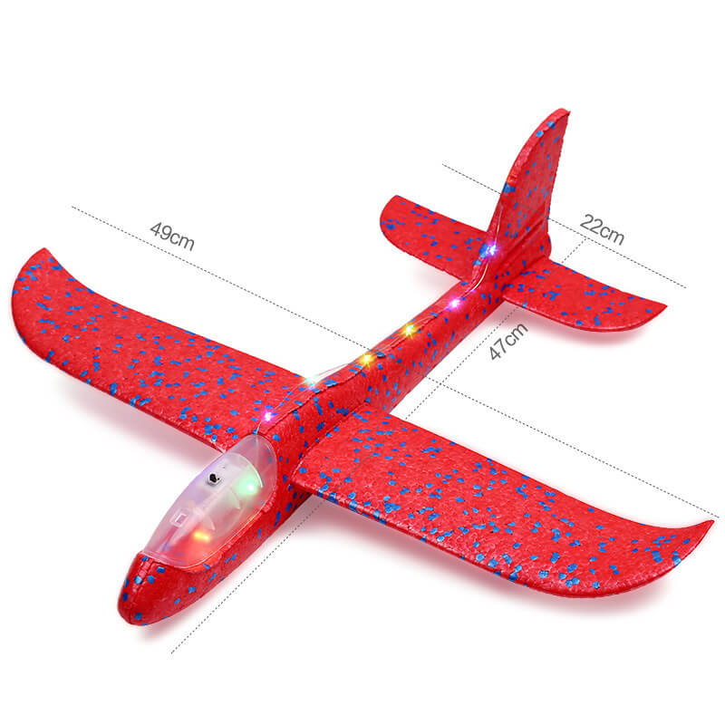 Foam Glowing Hand-launch Airplane, Model Aircraft, Children's Glider